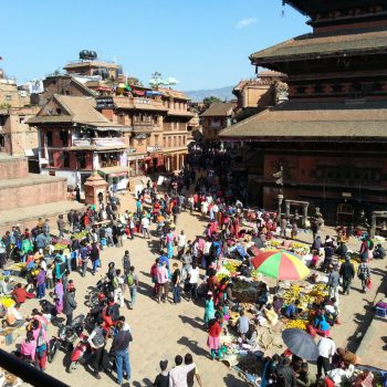 Kleurrijk Bhaktapur. 