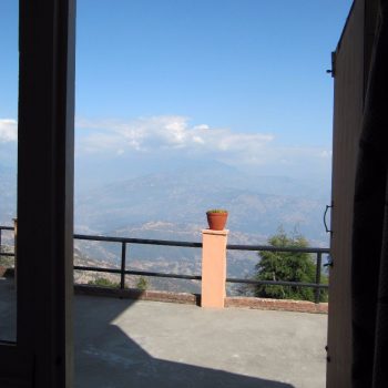 Uitzicht vanuit het hotel - Nagarkot